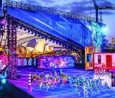 Theatrical Backdrop for Sydney Harbour Show